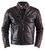 HELSTONS ACE RAG SIZE S LEATHER JACKET, BROWN
