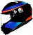 AGV K6 S Marini Sky Racing Team 2021, integral helmet Color: Black/Blue/Orange Size: XS