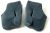Подушечки щек для шлема Arai Axces, 2 шт., цвет серый, толщина 35 мм