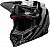 Bell Moto-9S Flex Claw, cross helmet Color: Black/White Size: S