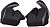 Caberg Drift Evo, cheek pads Color: Black Size: XS