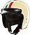 Redbike RB-802 Italia, jet helmet Color: Beige/Green/White/Red Size: XS
