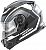Acerbis Serel S21, flip-up helmet Color: Matt Black/Grey/White Size: L