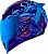 Icon Airflite Betta integral helmet, 2nd choice item Color: Blue/Purple/Light Blue Size: XL