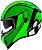 Icon Airform Conflux, integral helmet Color: Green/Black Size: 3XL