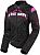 Мотокуртка текстильная женская Icon CONTRA, цвет черный/розовый, размер XS