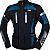 IXS Pacora-ST, textile jacket waterproof Color: Black/Blue Size: S