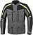 GMS-Moto Temper, textile jacket waterproof Color: Dark Grey/Neon-Yellow Size: S