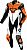 Macna Tracktix, leather suit 1 pc. Color: White/Grey/Orange/Black Size: 46