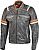 GC Bikewear Orion, leather jacket Color: Dark Grey/Orange/Beige Size: 48