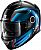 Shark Spartan Carbon Guintoli, integral helmet Color: Dark Grey/Blue/Black Size: XS