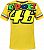 VR46 Racing Apparel Classic Stripes, t-shirt Color: Yellow Size: XS