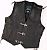 GMS-Moto Hook, leather vest Color: Black Size: S